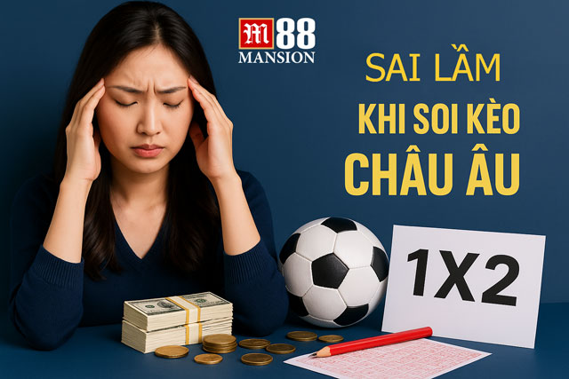 Khám phá các sai lầm khi soi kèo châu âu