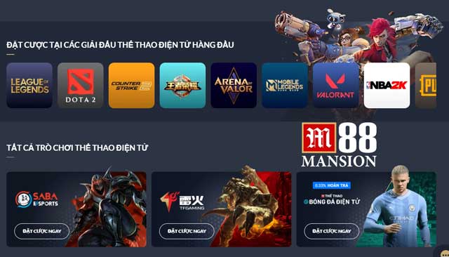 Khám phá kho game cá cược cực khủng tại M88 SPEED